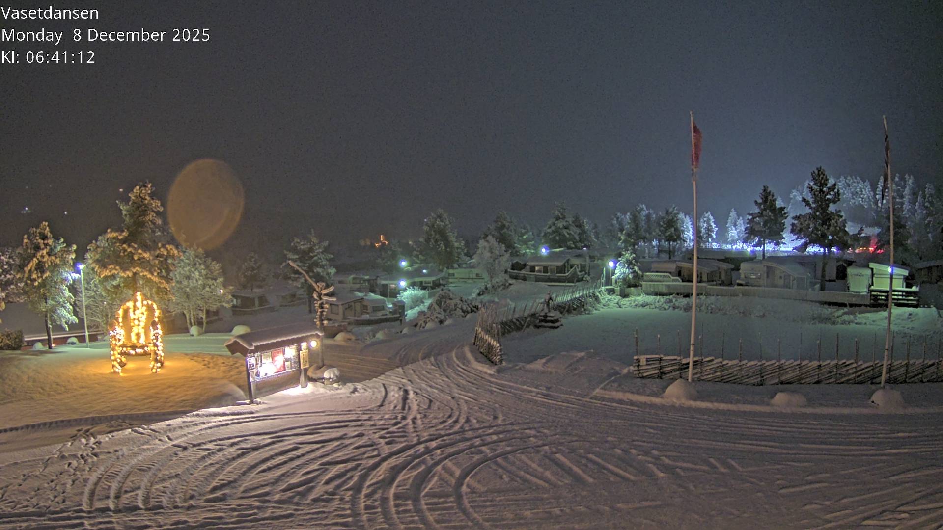 Webkamera fra Vasetdansen Camping