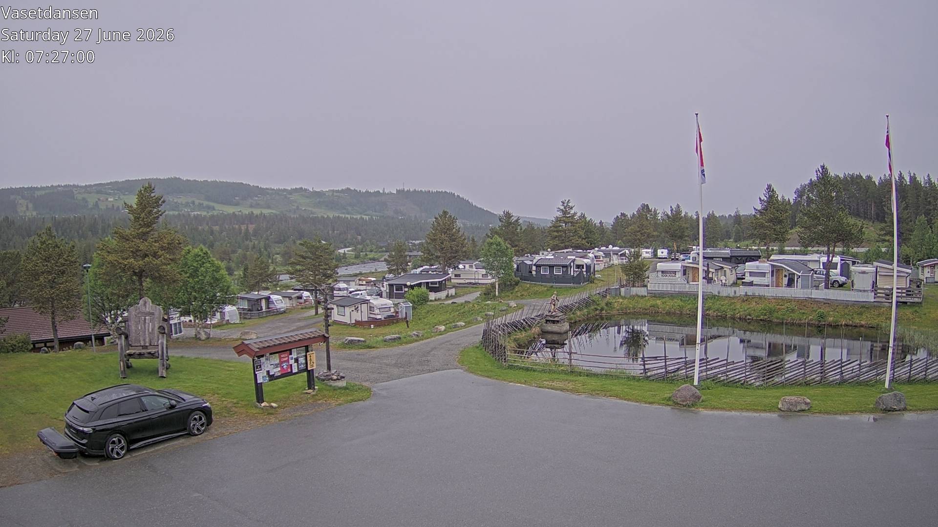 Webkamera fra Vasetdansen Camping