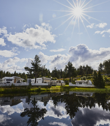 Vasetdansen Camping Oversikt Vann